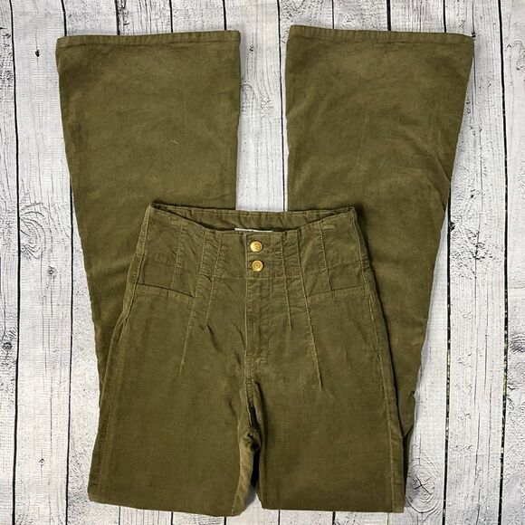 We The Free Pants - WE THE FREE Jayde Cord Flare High Rise Corduroy Pants